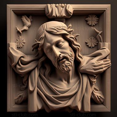 3D model st jesus (STL)